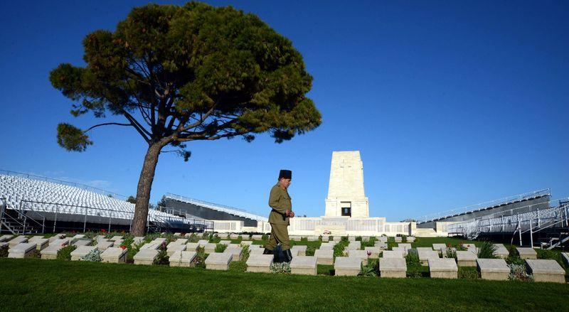 Atatürk'ün benzeri Gelibolu Yarımadası'nda