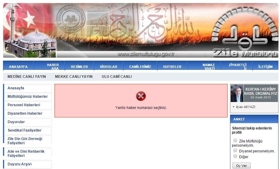 Zile Müftülüğü'nden pasta skandalı