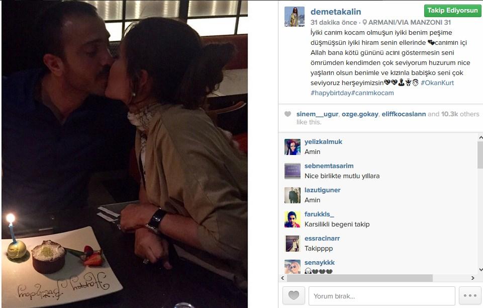 Demet Akalın: Canım kocam iyi ki doğdun