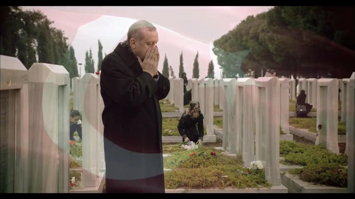 Erdoğan Çanakkale destanı filminde şiir okudu