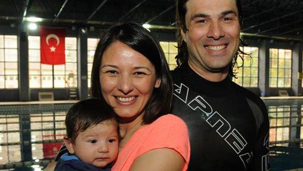 Sertan Aydın su altında tek nefesle 79 metre yürüdü