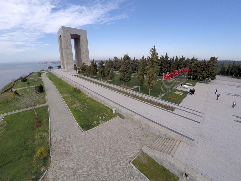 Gelibolu Milli Parkı havadan görüntülendi