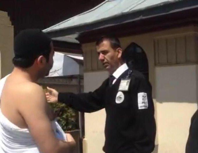 İhramlı protestocu Cihat Duman gezici çıktı