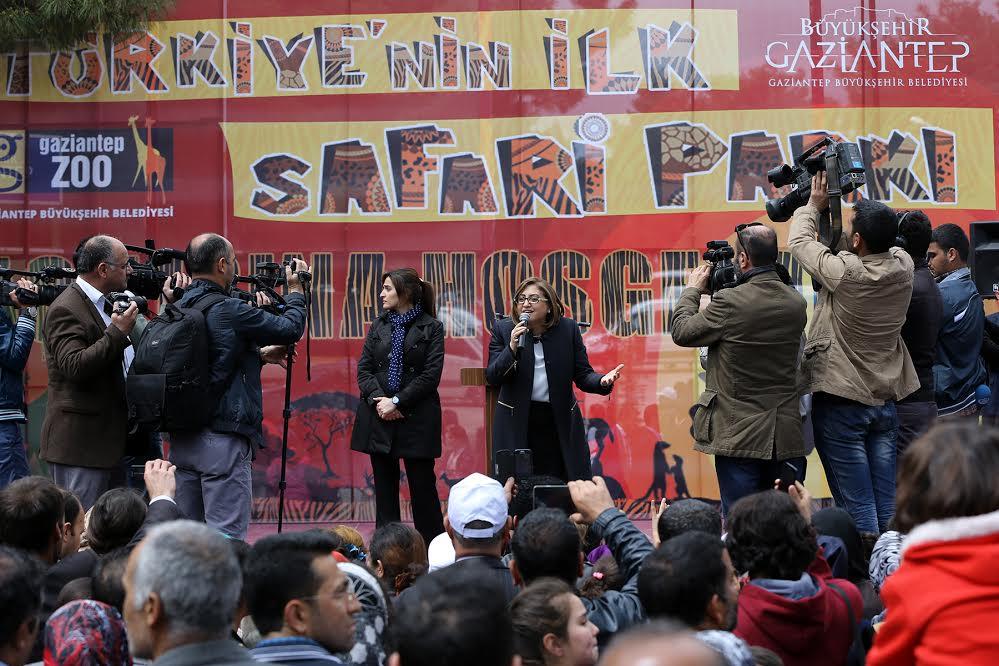 Türkiye'nin ilk Safari Parkı Gaziantep'te açıldı