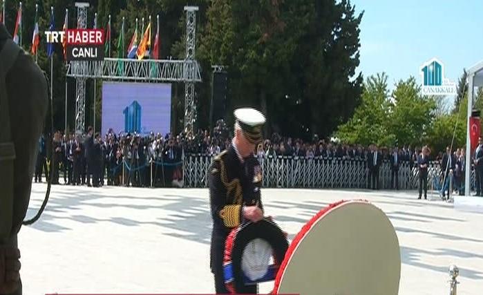 Çanakkale'de şehitler için anma töreni