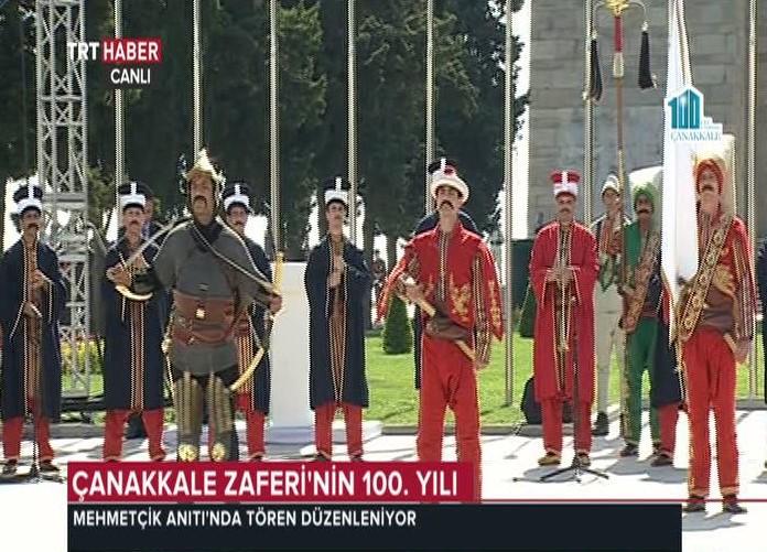 Çanakkale'de şehitler için anma töreni