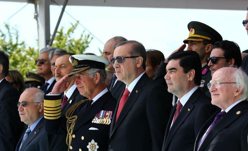 Çanakkale'de şehitler için anma töreni