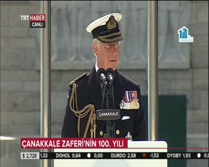 Çanakkale'de şehitler için anma töreni