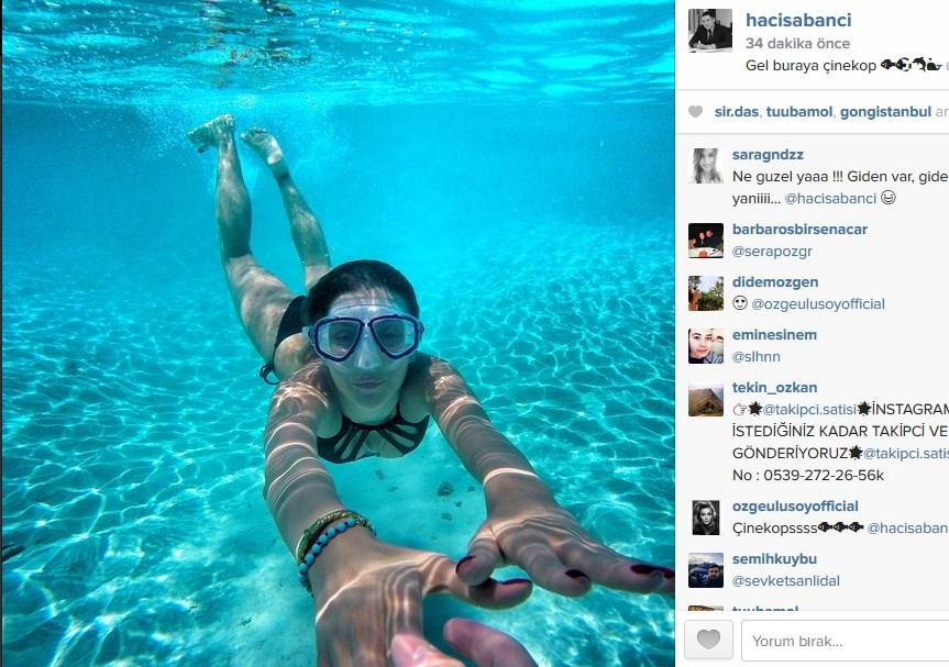 Hacı Sabancı Özge Ulusoy'a çinekop diyor