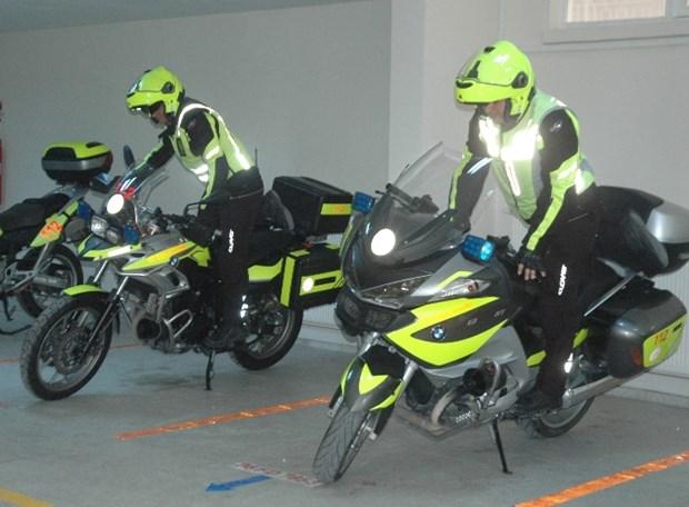 Motosikletli ambulanslar 3 dakikada olay yerinde