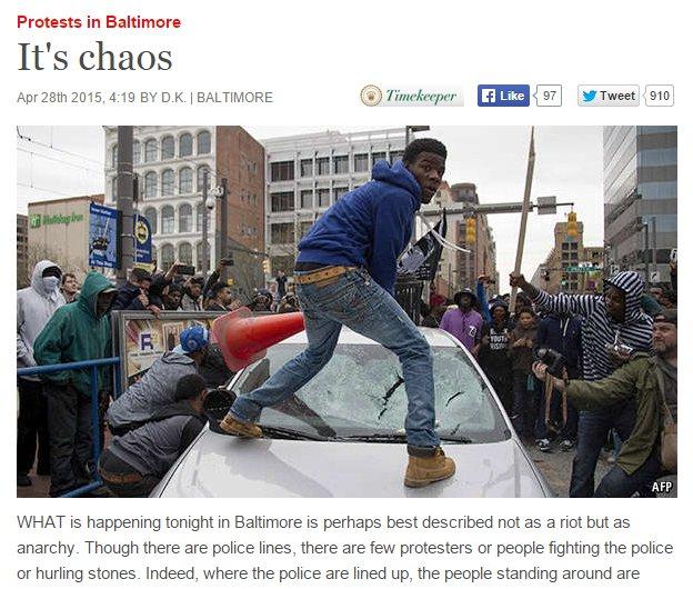 The Economist'in Baltimore yaklaşımı