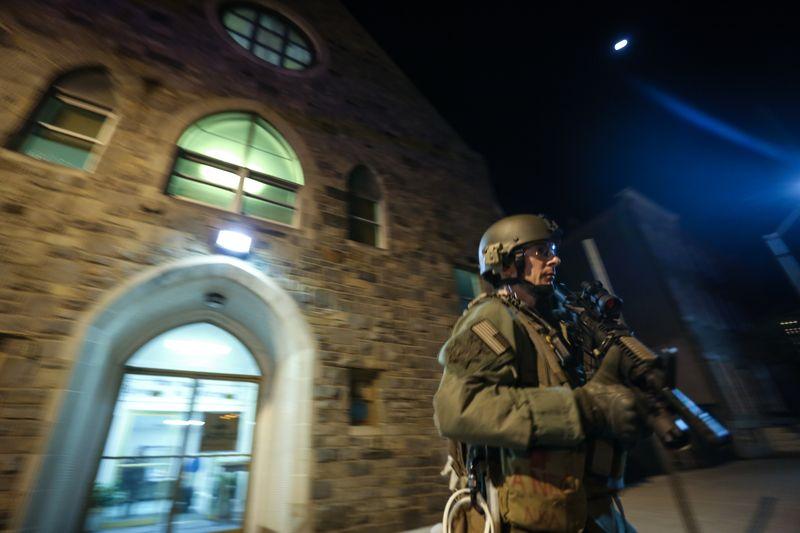 Baltimore'a binlerce asker konuşlandırıldı