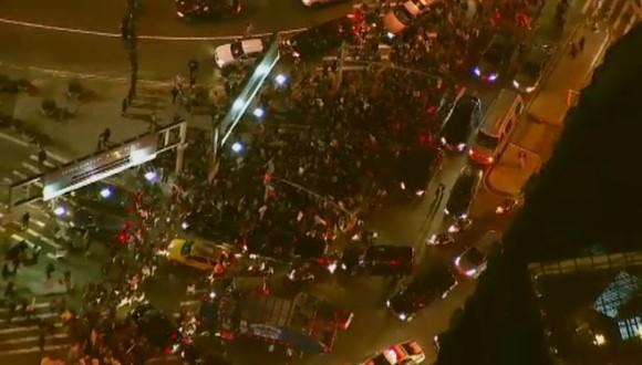 Baltimore protestoları New York'a sıçradı