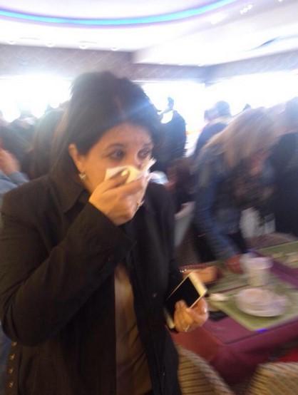 Sebahat Tuncel Beşiktaş'ta biber gazı yedi