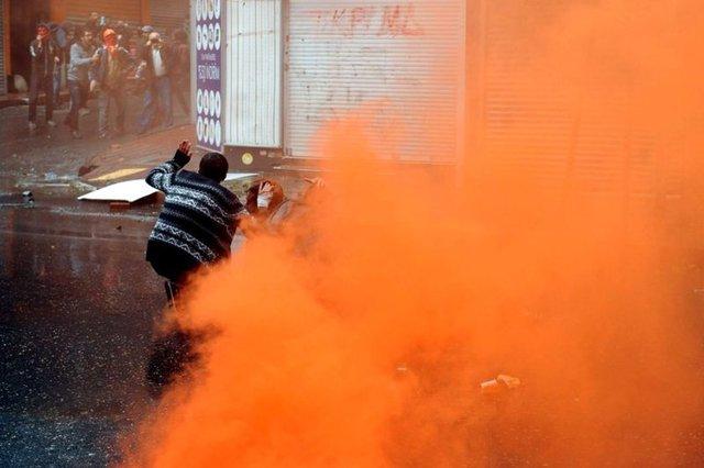 1 Mayıs kutlamalarında eylemcilerden algı operasyonu