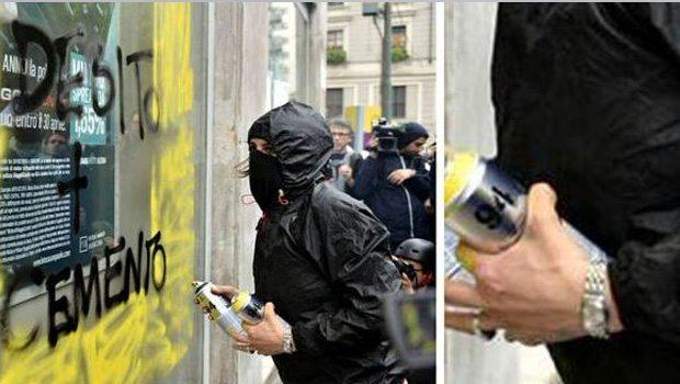 İtalya’da Rolex saatli eylemci kriz çıkardı