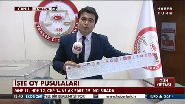 Oy pusulaları basıldı