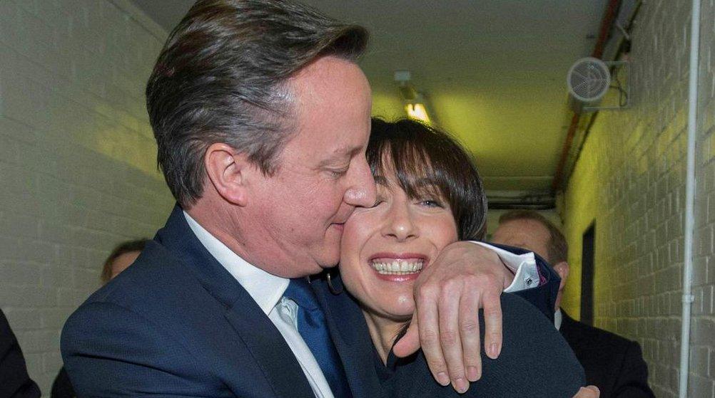 David Cameron İngiltere'de tek başına iktidar oldu