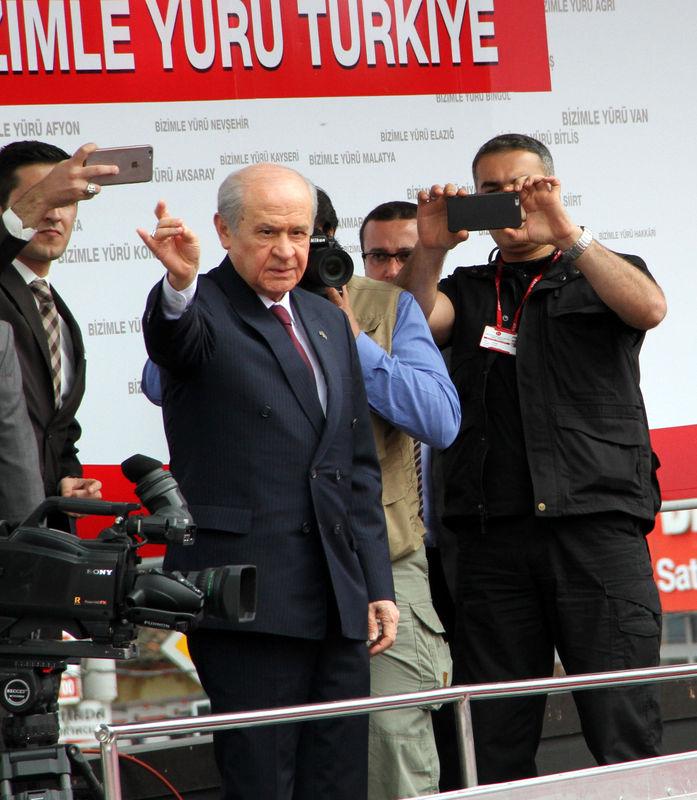 Devlet Bahçeli'nin Bursa mitingi