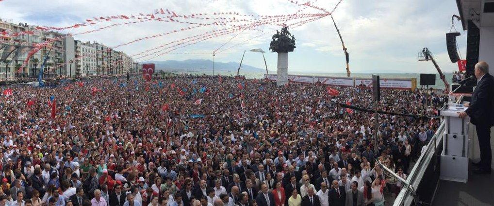 Devlet Bahçeli'nin İzmir mitingi