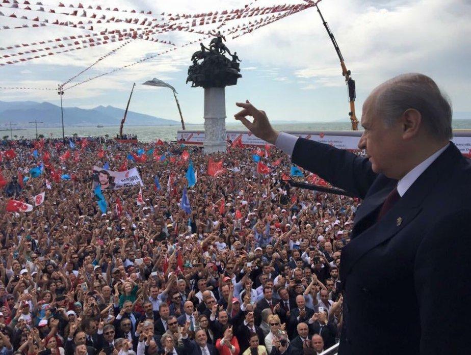 Devlet Bahçeli'nin İzmir mitingi