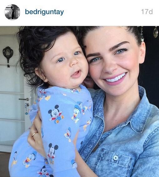 Pelin Karahan oğlu Ali Demir'in yüzünü gösterdi