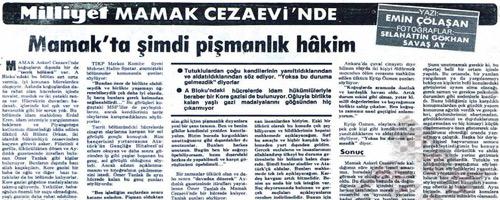 Çölaşan 12 Eylül'ün işkence merkezini böyle övmüştü