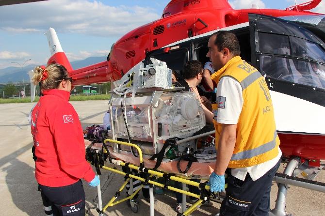 Bolu'da saç kurutma makinesi 13 günlük bebeği yaktı