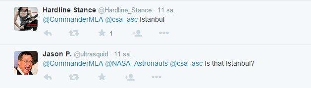 Amerikalı astronot uzaydan İstanbul fotoğrafı paylaştı