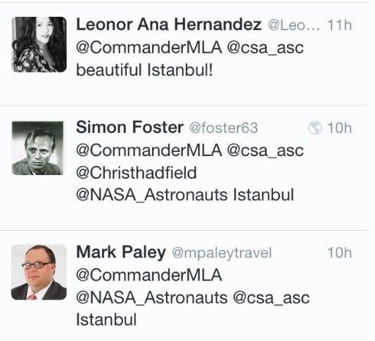 Amerikalı astronot uzaydan İstanbul fotoğrafı paylaştı