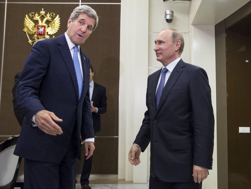 Rusya'da John Kerry'ye patates ve domates hediyesi