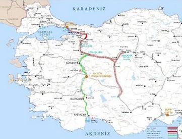 Antalya-İstanbul hızlı trenle 4,5 saate inecek