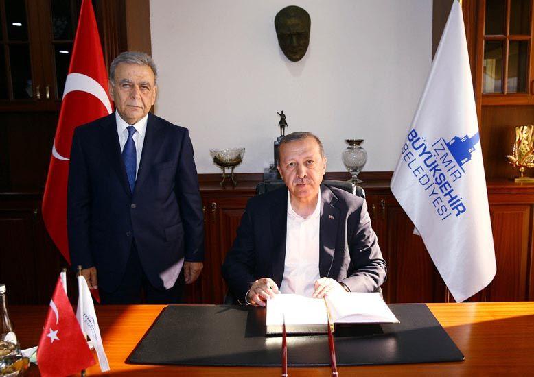 İzmirlilerden Aziz Kocaoğlu'na Erdoğan tepkisi