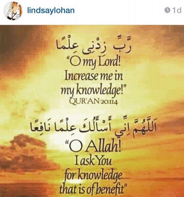 Lindsay Lohan'ın Müslüman olduğu iddia edildi