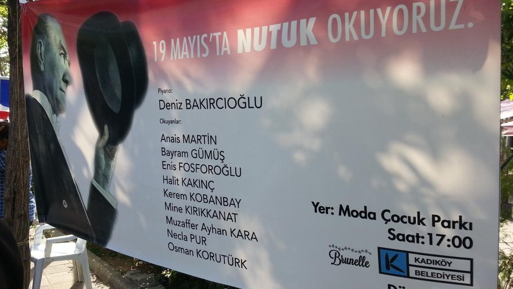 Kadıköy'de Nutuk'tan pasajlar okundu