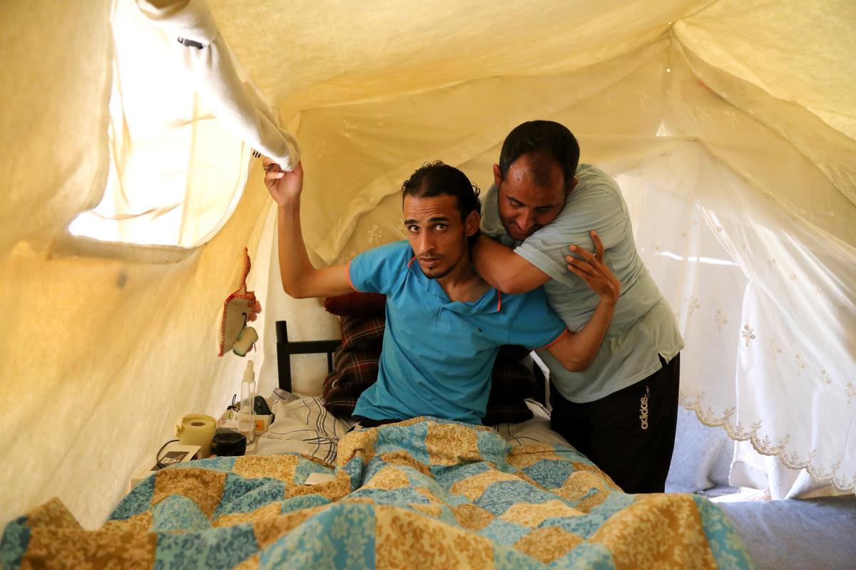 Savaşın engelli yaşamaya mahkum ettiği Suriyeliler