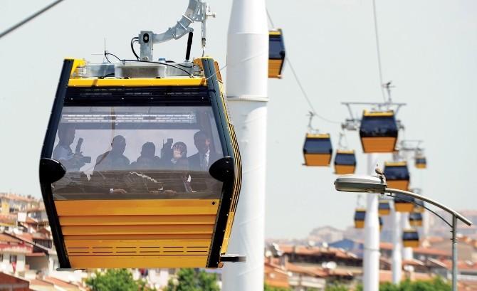 Yenimahalle-Şentepe teleferik hattı açıldı