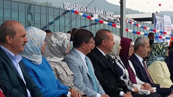 Erdoğan ve Davutoğlu Ordu-Giresun havalimanı açılışına katıldı