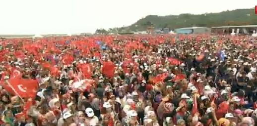Erdoğan ve Davutoğlu Ordu-Giresun havalimanı açılışına katıldı