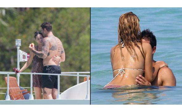 Adriana Lima ve eski kocası Marko yeni sevgilileriyle