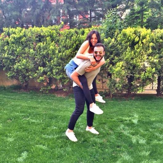 Zehra Çilingiroğlu ve Sercan Yaşar'dan samimi poz