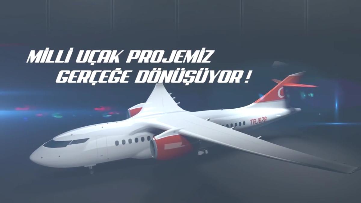 Başbakan Davutoğlu'nun yerli uçak projesi konuşması