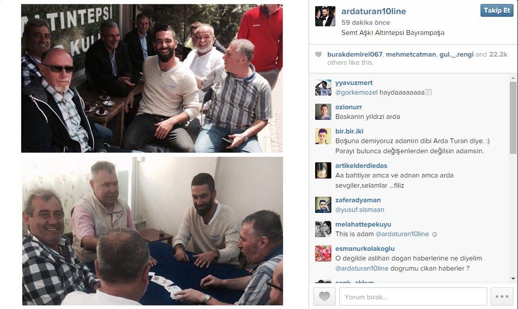 Arda Turan eski mahallesi Bayrampaşa'yı ziyaret etti