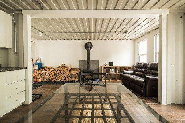 Yük konteynerinden ev yapan Teksaslı