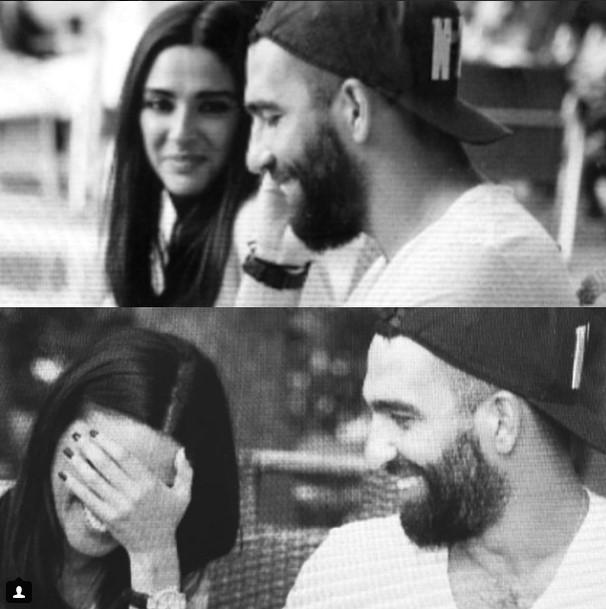 Arda-Aslıhan Doğan çifti aşklarını kuma kazıdı