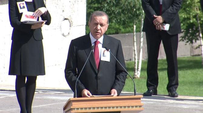 Erdoğan Demirel'in cenaze töreninde konuştu