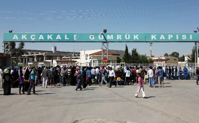 Sınıra Suriyeli akını