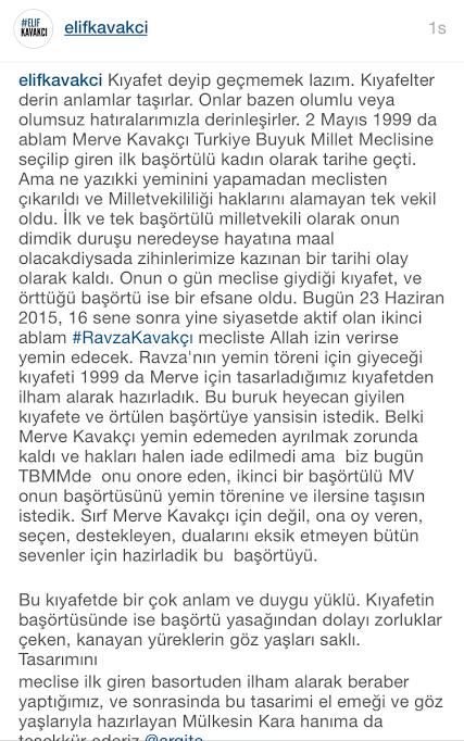 Ravza Kavakçı ablasının başörtüsü ile Meclis'e geldi