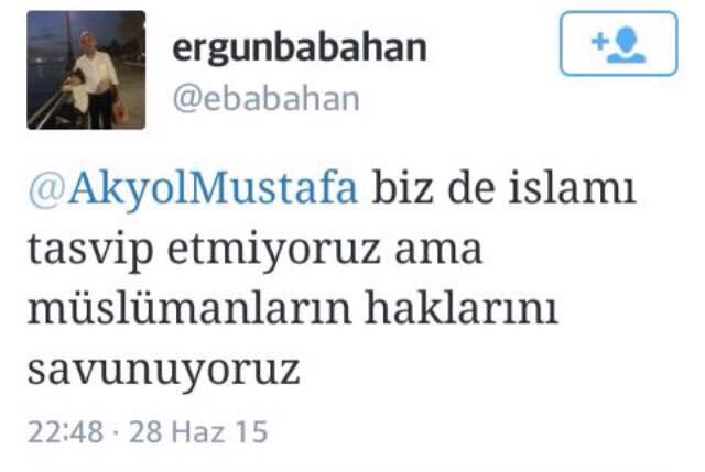 Cemaat'in İslam'ı yok sayan yazarı da varmış