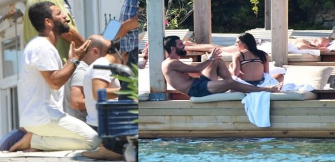 Arda Turan namaz kıldı sahile indi